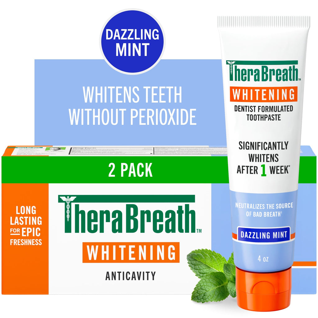 TheraBreath Whitening Oral Rinse & Toothpaste Bundle